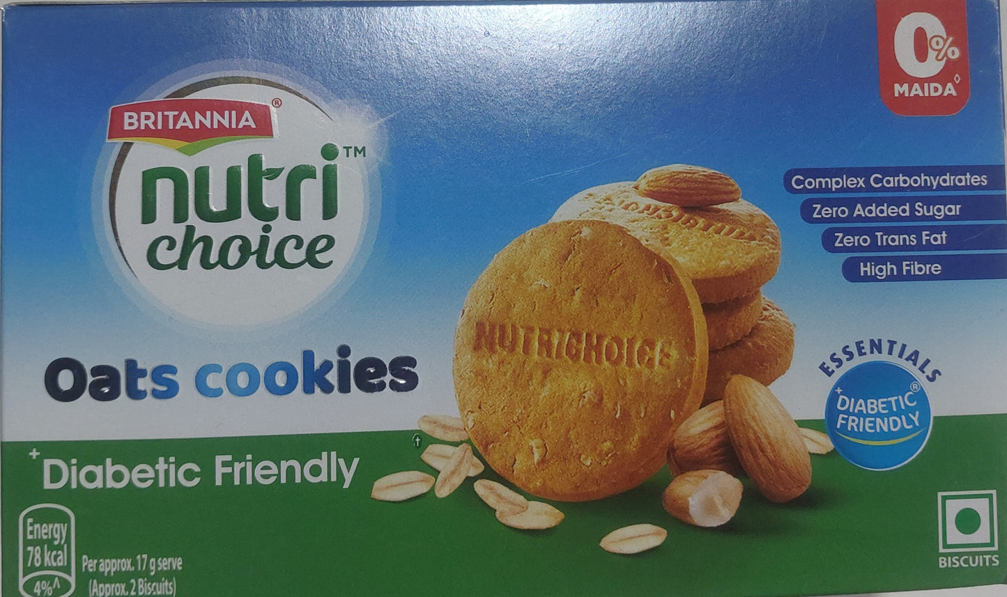 Britannia Nutri Choice Oats Cookies